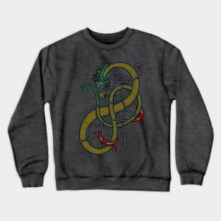 Celtic-Norse Dragon Crewneck Sweatshirt